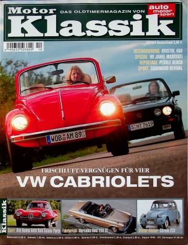 Deckblatt Motor Klassik (10/2004)